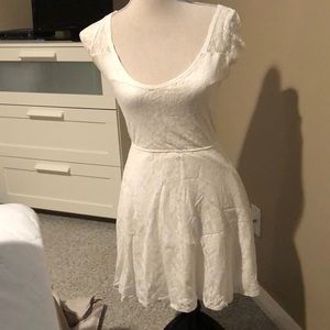 White lace dress